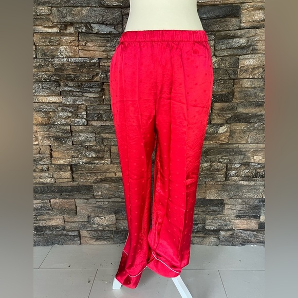 Victoria's Secret Red Pajama Pants with Elastic Waistband - Picture 4 of 9